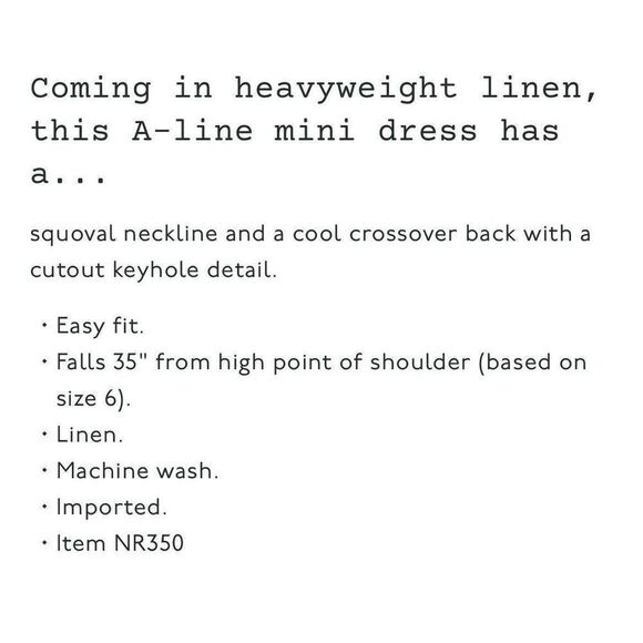 MADEWELL Mini Dress Women 2 Pale Yellow 100% Linen NEW Cross Back A-Line NR350 - Picture 2 of 14